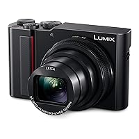 PANASONIC LUMIX ZS200, 15X LEICA DC Lens with Stabilization, 20.1 Megapixel, Large 1 Inch Low Light Sensor, (DC-ZS200K USA BLACK) (Renewed)