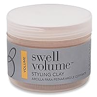 Brocato Swell Volume Styling Clay: Volumizing & Thickening Hair Products for Men & Women - Heat Activated Texturizer & Volumizer Product Plumps, Shapes & Adds Thickness to Fine, Thin Hair - 2 Oz