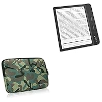 BoxWave Case Compatible with Tolino Vision 5 (Case by BoxWave) - Camouflage Suit with Pocket, Neoprene Camo Suit Zipper Pocket for Storage for Tolino Vision 5, Tolino Page 2 | Vision 5