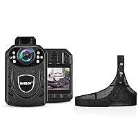 BOBLOV Bundle Deal, KJ21 Body Camera, 1296P Outdoor Body Wearable Camera Support Memory Expand Max 128G 8-10Hours Recording, Police Body Camera Chest Vest…