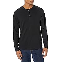 Amazon Essentials Men's Regular-Fit Long-Sleeve Henley Shirt (Available in Big & Tall)