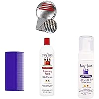 Fairy Tales Nits and Lice Prevention and Treatment Kit with Terminator Comb and Lice Treatment Mousse and Preventative Shampoo (32 oz)