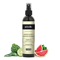 Aromatherapy Shower Steamer, 100% Natural Relaxing Essential Oil Spray Mist for Sinus & Congestion Relief, Spa, Sauna & Bath Gift Set for Women & Men, Made in The USA, Island Sun, 8 Fl.Oz.