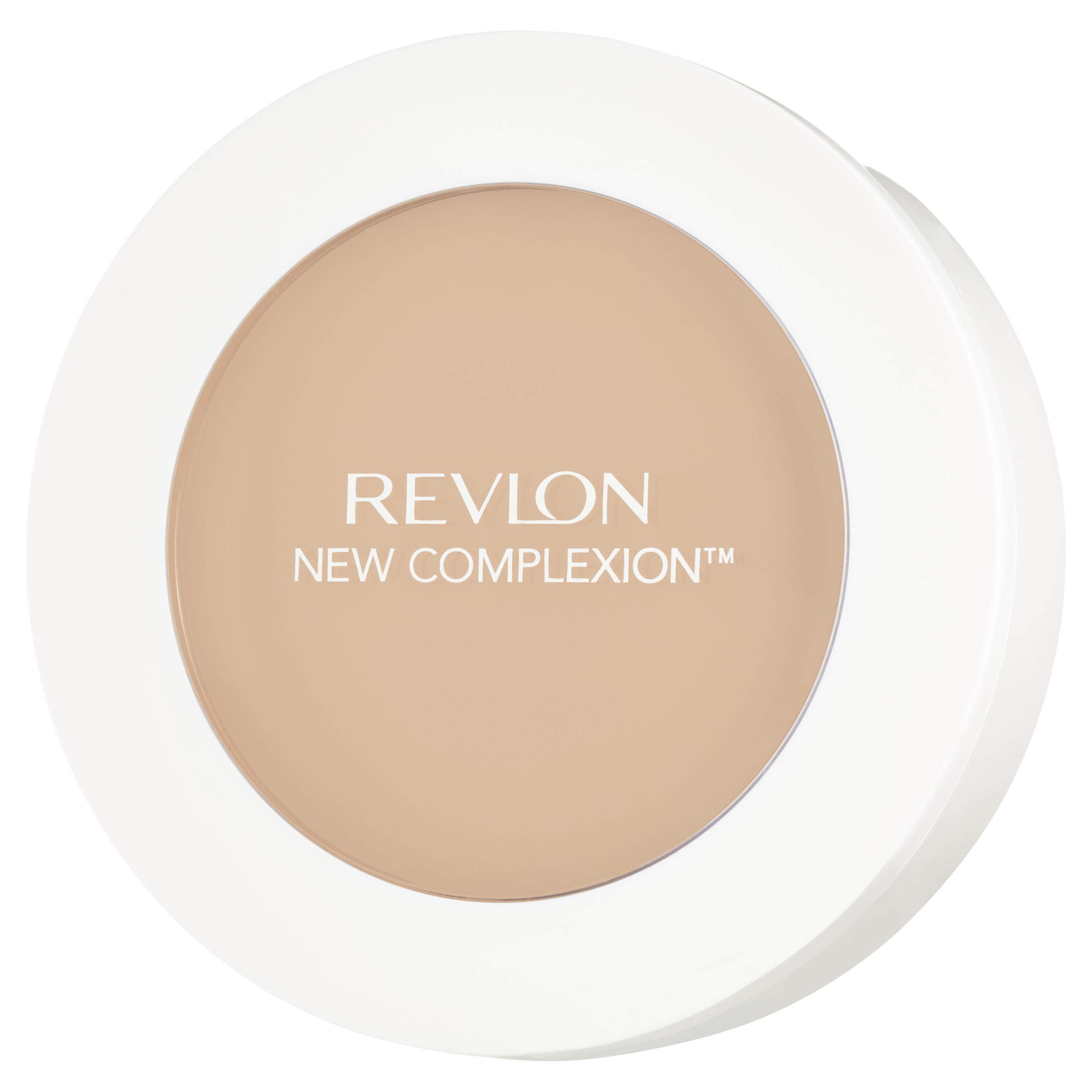 Revlon Foundation, New Complexion One-Step Face Makeup, Longwear Light Coverage with Matte Finish, SPF 15, Cream to Powder Formula, Oil Free, 003 Sand Beige, 0.35 Oz