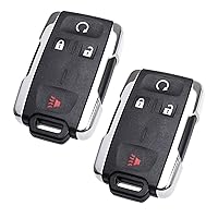 Key Fob Replacement for Chevy GMC Sierra 1500 2500 3500 HD 2014-2020 Colorado GMC Canyon 2015 2016 2017 2018 2019 2020 2021 Keyless Entry Remote Control Start (M3N-32337100, Pack of 2)