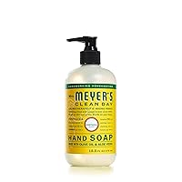 MRS. MEYER'S CLEAN DAY Hand Soap, Made with Essential Oils, Biodegradable Formula, Honeysuckle, 12.5 fl. oz