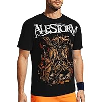 Band T Shirt Alestorm Mens Summer O-Neck T-Shirts Short Sleeve Tops