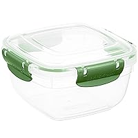 Brand Food Storage Container, 30 oz, Green