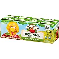 Sesame Street Organics, Big Bird's Apple Juice, 4.23 Fluid oz, 40 count