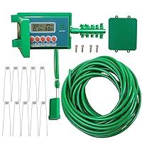 Micro Automatic Drip Irrigation Kit Self Watering System Sprinkler Controller for Indoor Potted Plants Color Green