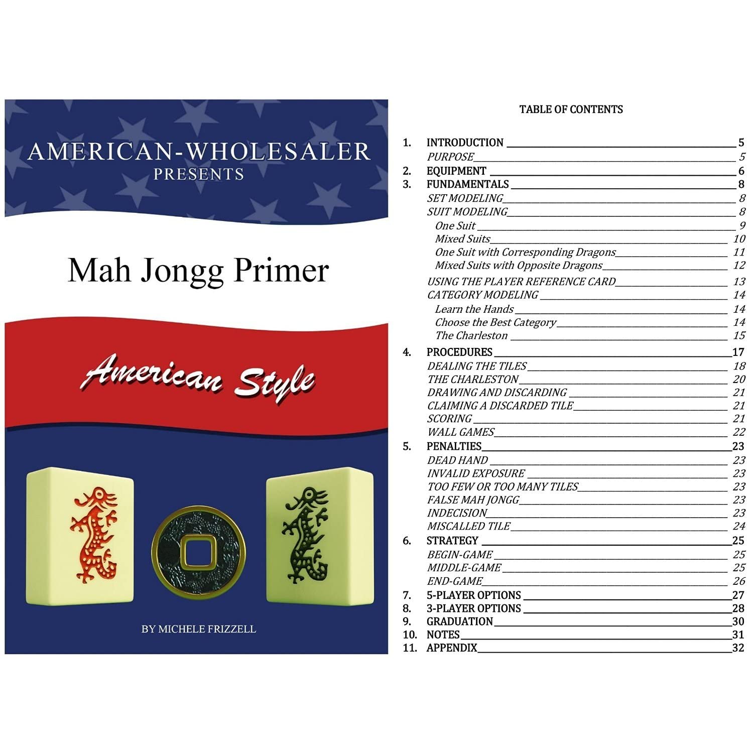 NEW! - American Mahjong Set - 166 White Tiles (All-in-One Rack/Pushers), Silver Aluminum Case - Large Classic Mah Jongg Game Set