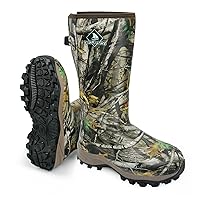 Obcursco 400g Insulation Rubber Hunting Boots for Men, Insulated Waterproof 6mm Neoprene Boot for Hunting (Camo)