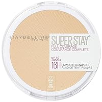 Super Stay Full Coverage Powder Foundation Makeup, Up to 16 Hour Wear, Soft, Creamy Matte Foundation, Natural Beige, 1 Count