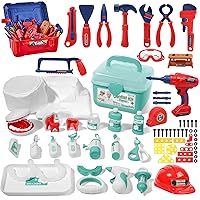 Toys for 3 4 5 Year Old Boy Girl Christmas Bithday Gift-Pretend Play Doctor Kit for Kids and Kids Tool Set