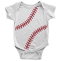 Threadrock Baby Baseball or Softball Seams Infant Bodysuit