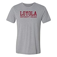 NCAA Basic Block, Team Color Canvas Triblend T Shirt, College, University