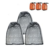 Mosquito Mesh Head Net Suitable for Outdoor Fishing, Hiking, Beekeeping and Gardening 3 Pack