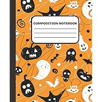 halloween composition notebook: Halloween Journal For kids