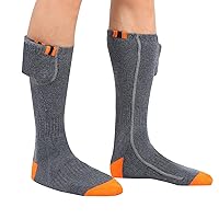Heated Socks for Men Women,Winter Warm Thermal Socks for Chronically Cold Feet, Washable Electric Heated Socks Dry Battery Foot Warmer Thermal Stockings for Hunting Skiing Cycling