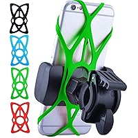 Bike Phone Mount , Universal Cell Phone Holder for Bicycle Handlebars , fits Iphone X , 8 , 7 , 7s , 6 , 6s plus , Galaxy s7 edge , 8 , s9 , s6 for Motorcycle & Bike Accessories