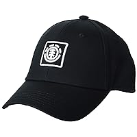 Element boys Treelogo Snapback Hat, Flint Black, One Size US