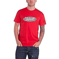 Slipknot Men's 20th Anniversary Don't Ever Judge Me (Arm & Back Print) Slim Fit T-Shirt XX-Large Red