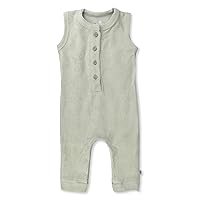 HonestBaby unisex-baby Romper Coverall Sets One-Piece Jumpsuit Organic Cotton for Infant Baby Boys, Girls, Unisex