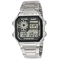 Casio Collection AE1200WH, Men's Digital Watch with Resin Strap