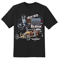 The Munsters Hot Rod Herman Tee Drag-u-la & Grandpa T-Shirt