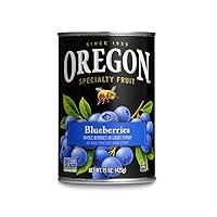 Oregon Fruit Blueberries in Light Syrup, 15 Ounce (Pack of 8)