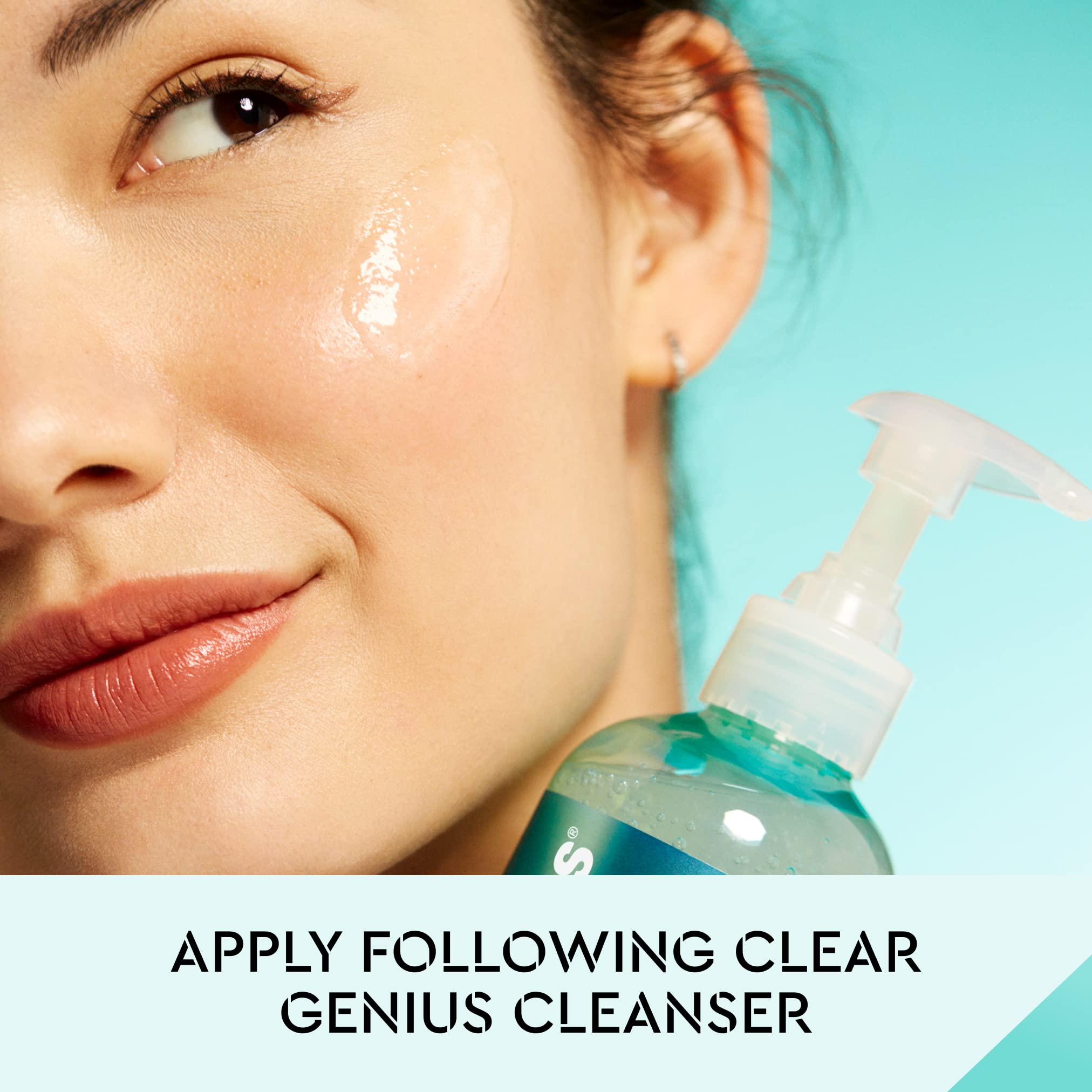 Bliss Clear Genius Clarifying Toner + Serum - 4.3 Fl Oz - Purifies Pores, Tones, Calms & Clears Skin - Salicylic Acid, Niacinamide & Witch Hazel - Clean Paraben Free - Vegan & Cruelty-Free
