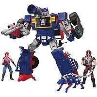 Transformers Collaborative G.I. Joe x Toys Soundwave Dreadnok Thunder Machine, Zartan & Zarana, Action Figures for Boys and Girls Ages 8+