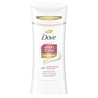 Dove Even Tone Antiperspirant Deodorant Stick Peach Blossom & Rice Milk 2.6 oz