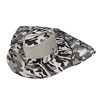 Andongnywell Fishing Outdoor Sun Hat Removable Neck Face Flap Cap Mesh Sun Protection Bucket Cap for Sports Travel