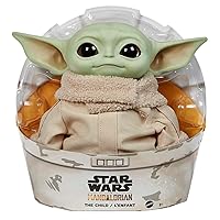 Mattel Star Wars Grogu Plush Toy, Character Figure with Soft Body. Inspired by Star Wars The Mandalorian, 11-inch