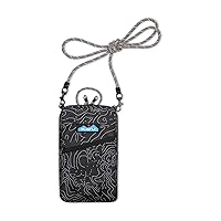 KAVU Essential Case Zip Crossbody Wallet with Rope Strap