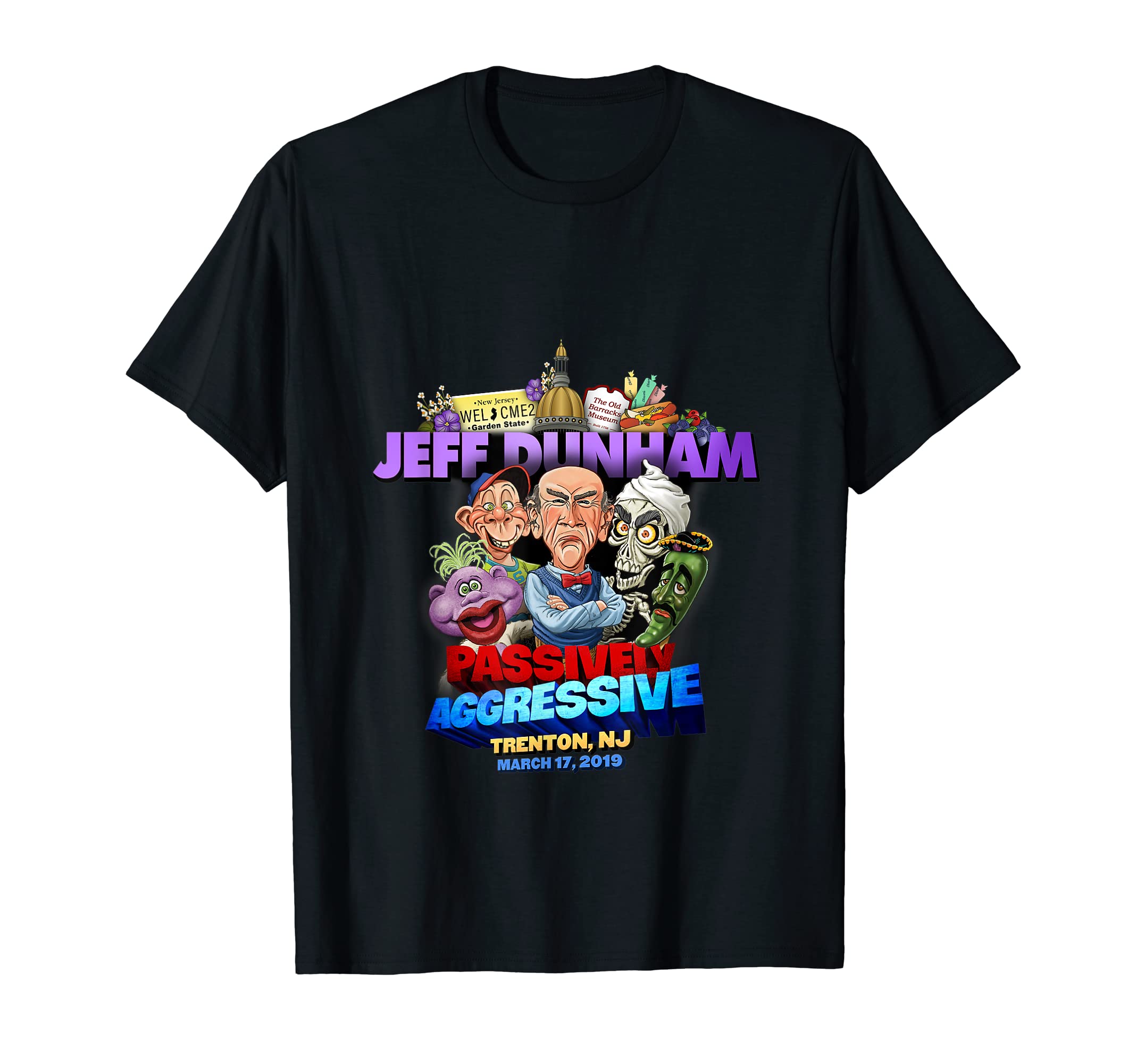 Jeff Dunham Trenton, NJ Shirt