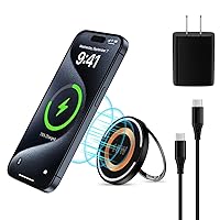 Samsung S24 Ultra Fast Magnetic Wireless Charger Pad Mag Safe Charger for Samsung Galaxy S24+ S23 FE S22 Plus S21 S20 Z Flip5,iPhone 15 15 Pro Max 15 Plus 14 13,Pixel 8 Pro 7 6,20W USB C Charger Block