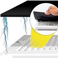 Powerful Magnetic Vent Covers (3-Pack) That Will Never Fall Off (Upgraded Design) - for Sealing Floor/Wall/Ceiling Registers of Width 7.25” to 8”, Length 11.25” to 12” | Vent Not Included | Black