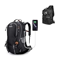 G4Fee 50L Hiking Climbint Bakcpack with Tactical Sling Small Backpack Ragne Bag