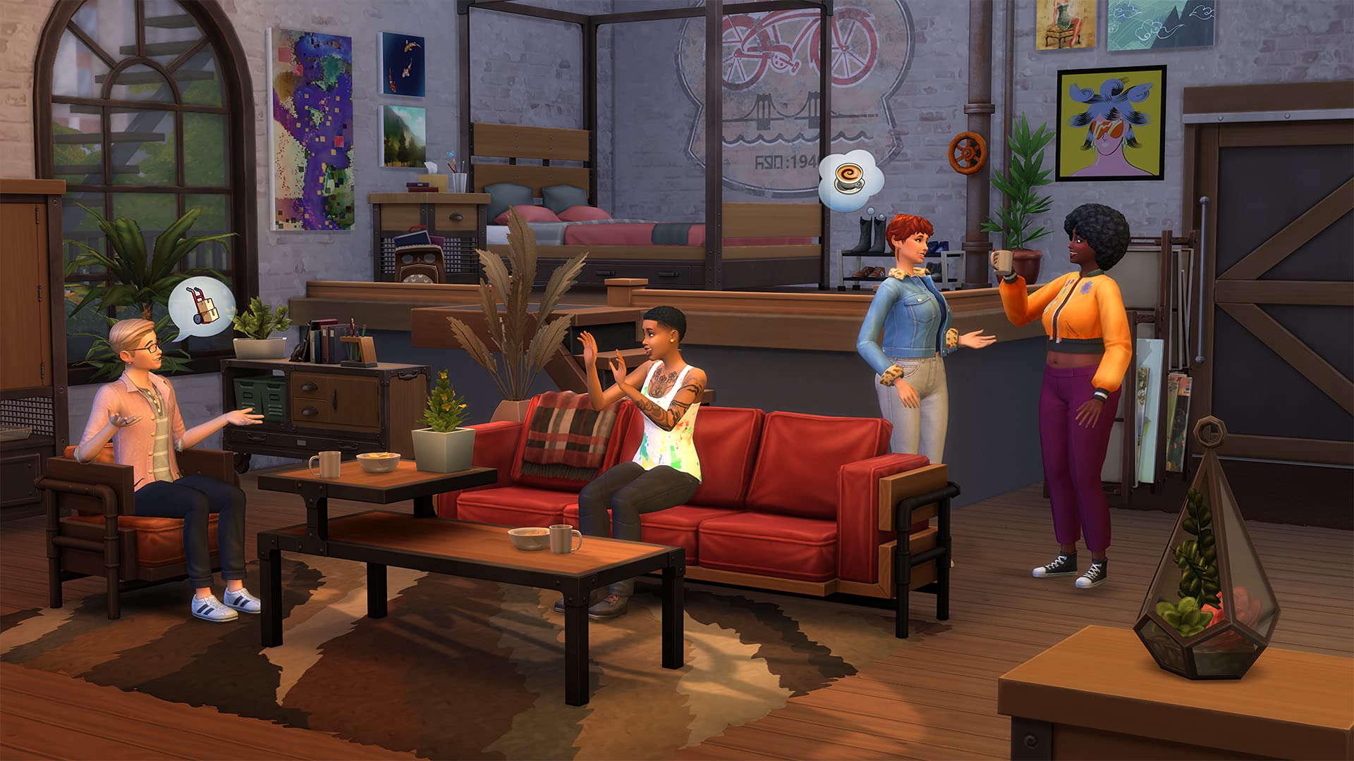The Sims 4 - Industrial Loft Kit - Origin PC [Online Game Code]