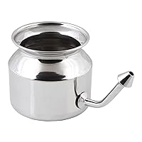 Pure Stainless Steel Neti Pot for Sinus Congestion