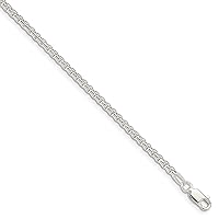 Sterling Silver 2.6mm Round Box Chain