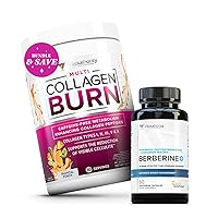 Vitauthority Multi Collagen Burn Tropical Punch and Berberine