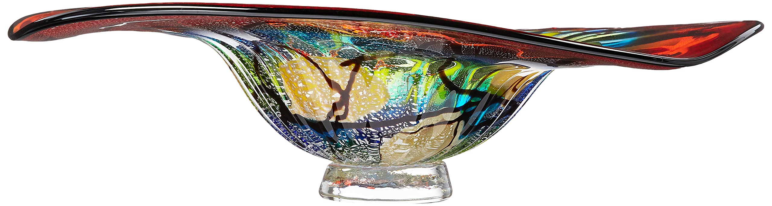 Dale Tiffany Hankley Art Glass Wal Decor Plate,5.00x20.00x20.00