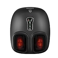 COMFIER Shiatsu Foot Massager with Heat, Vibration,Rolling Compression Feet Massager Machine for Plantar Fasciitis,Neuropathy Pain,Gifts for Her,Him Fits Size up to 13“ Multiple Modes