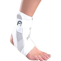 A60 Ankle Support Brace, Right Foot, White, Large (Shoe Size: Men's 12+ / Women's 13.5+)