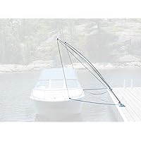 Dock Edge + Mooring Whip 12-Feet with Lines and Hardware, 5000-Pound
