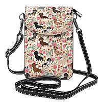 Beautiful Lion Small Cell Phone Purse,Cellphone Crossbody Purse With Protection,Women Wallet