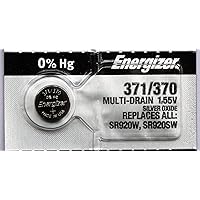 Energizer Batteries 371 / 370 (SR920W SR920SW) Silver Oxide Watch Battery. On Tear Strip, 5 Pack